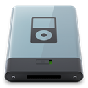 ipod, B, Graphite DarkGray icon