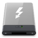 grey, w, thunderbolt DarkGray icon