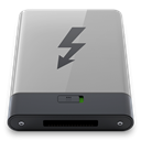 grey, B, thunderbolt DarkGray icon