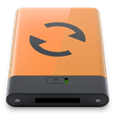 B, sync, Orange SandyBrown icon