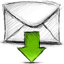 download, Email Black icon
