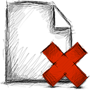 File, Deny Firebrick icon