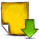 download, Note Gold icon