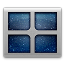 space, desk Black icon