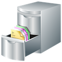 document, leads, storage DarkGray icon