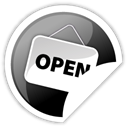 open Black icon