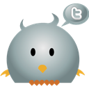 bird, twitter DarkGray icon