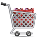 shopping cart Black icon