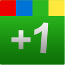 google, One, green, +1, plus, square, Google+ ForestGreen icon