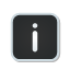 button, Information, sticker DarkSlateGray icon