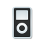 sticker, ipod Black icon