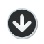 sticker, Down, navigation DarkSlateGray icon