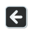 navigation, sticker, button, Left DarkSlateGray icon