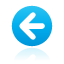 Left, Blue, navigation DeepSkyBlue icon