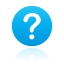 Blue, question DeepSkyBlue icon