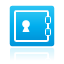 Blue, Safe DeepSkyBlue icon