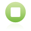 green, button, stop Black icon