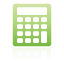 calculator, green Black icon