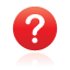 red, question Black icon