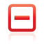 toggle, collapse, red Black icon