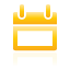 Calendar, yellow Black icon