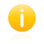 Information, yellow Black icon