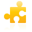 yellow, Puzzle Black icon
