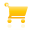 Cart, yellow, shopping Black icon