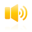 yellow, speaker Black icon