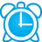 Alarm, Basic, Blue, Clock DeepSkyBlue icon