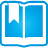 Blue, Basic, Book, open, bookmark DeepSkyBlue icon
