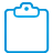 Blue, Basic, Clipboard DodgerBlue icon