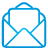 open, mail, Blue, Basic DodgerBlue icon