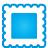 Stamp, Basic, Blue DeepSkyBlue icon