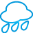 Rain, weather, Basic, Blue DodgerBlue icon