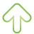 Up, Basic, green, Arrow Black icon