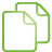 documents, Basic, green YellowGreen icon