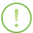exclamation, green, Basic, Circle YellowGreen icon