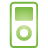 green, ipod, Basic Black icon