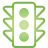 Traffic, Lights, green, Basic YellowGreen icon