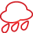Basic, red, Rain, weather Crimson icon