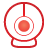 web, Cam, red, Basic Crimson icon