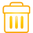 yellow, Bin, Basic Orange icon