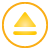 yellow, Eject, Basic, button Orange icon