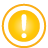 yellow, exclamation, frame, Basic, Circle Gold icon