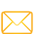 Basic, mail, yellow Black icon