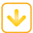Basic, navigation, button, yellow, Down Orange icon