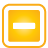 yellow, collapse, toggle, Basic Orange icon