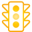 Basic, Lights, yellow, Traffic Orange icon