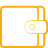 yellow, wallet, Basic Orange icon